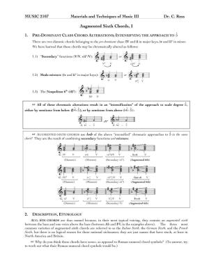 150. Augmented Sixth Chords