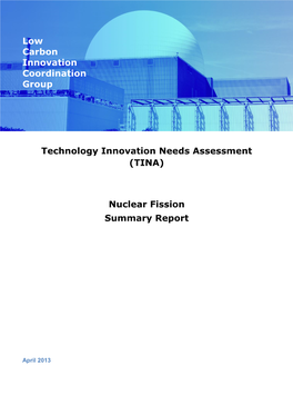 Nuclear Fission Summary Report