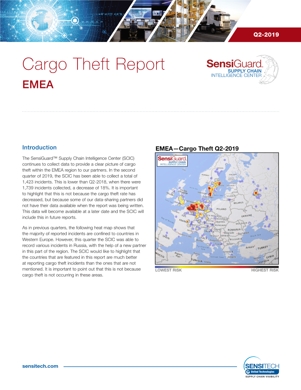 Cargo Theft Report SUPPLY CHAIN INTELLIGENCE CENTER EMEA