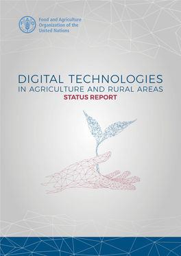 Digital Technologies in Agriculture and Rural Areas Status Report