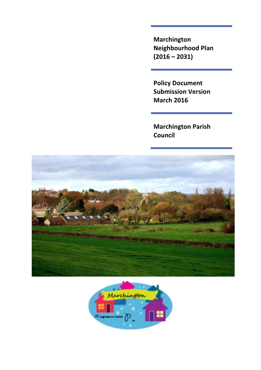 Marchington Neighbourhood Plan (2016 – 2031)