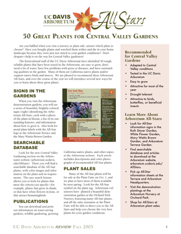 50 Great Plants for Central Valley Gardens