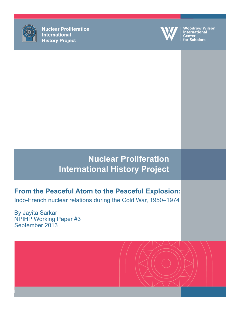 Nuclear Proliferation International History Project