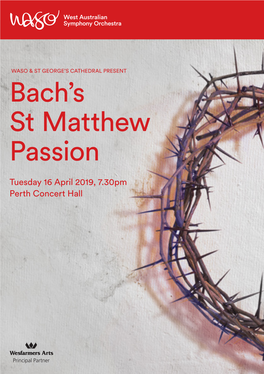Bach's St Matthew Passion