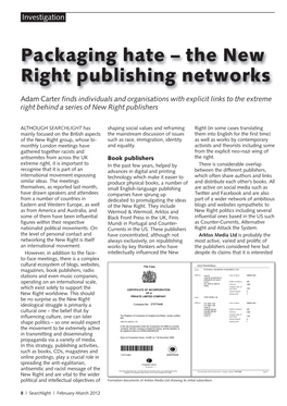 The New Right Publishing Networks (Feb/Mar 2012)
