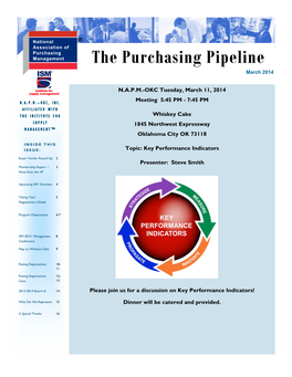 OKC March 2014 N.A.P.M. Purchasing Pipeline Newsletter.Pub