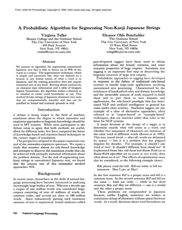 1994-A Probabilistic Algorithm for Segmenting Non-Kanji Japanese