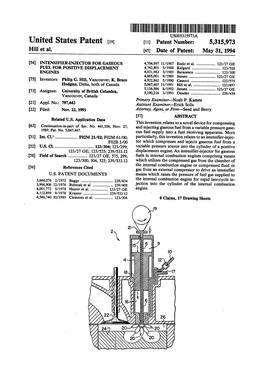 Uillted States Patent [19] [11] Patent Number: 5,315,973 1