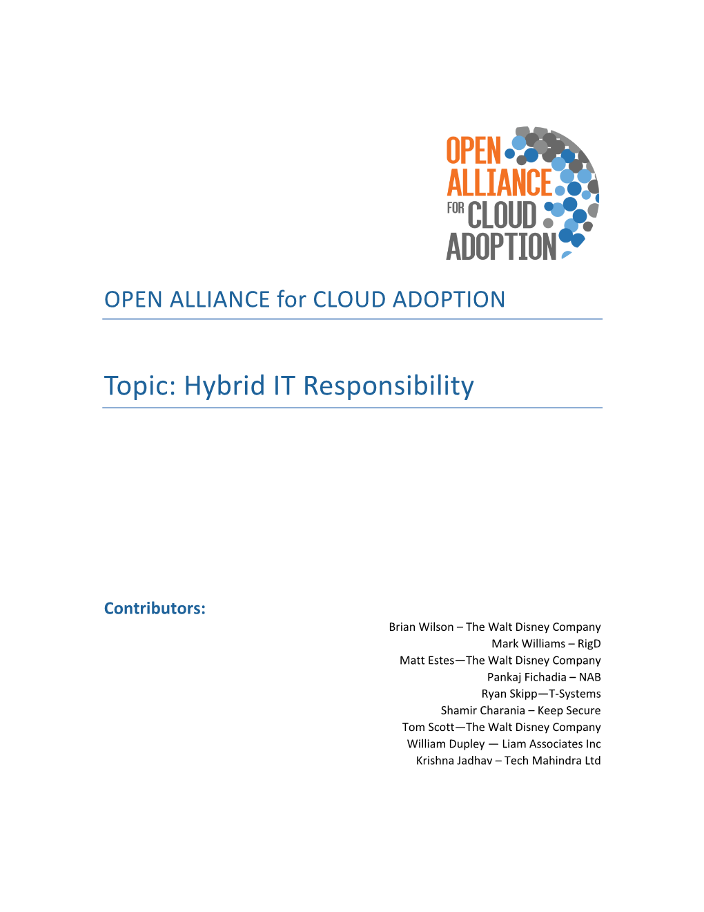 OACA Hybrid IT Responsibility White Paper