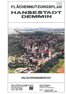 Hansestadt Demmin Flächennutzungsplan