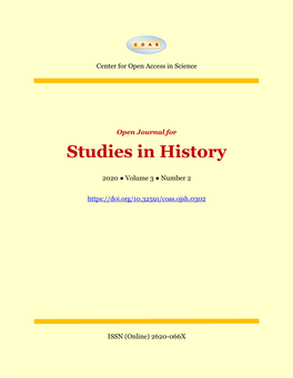 Studies in History