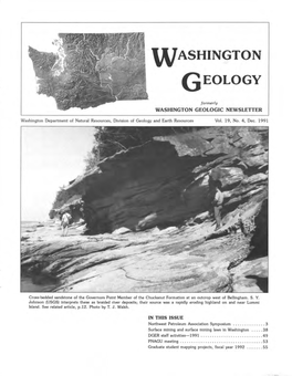 Washington Geology