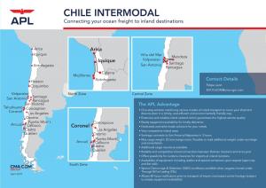 CHILE INTERMODAL Connecting Your Ocean Freight to Inland Destinations