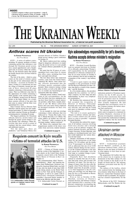 The Ukrainian Weekly 2001, No.43