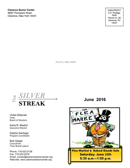 SILVER June 2016 the STREAK