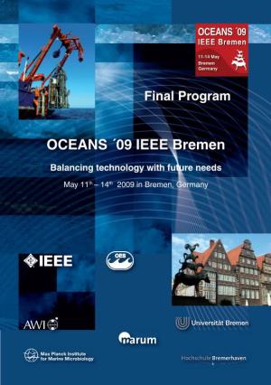 OCEANS ´09 IEEE Bremen