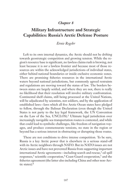 Military Infrastructure and Strategic Capabilities: Russia's Arctic