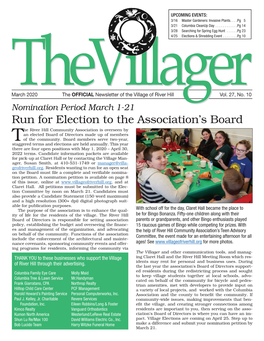 Run for Election to the Association's Board