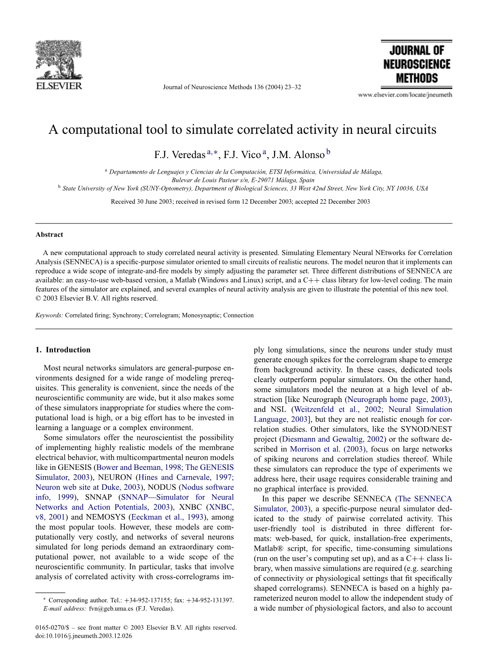 A Computational Tool to Simulate Correlated Activity in Neural Circuits