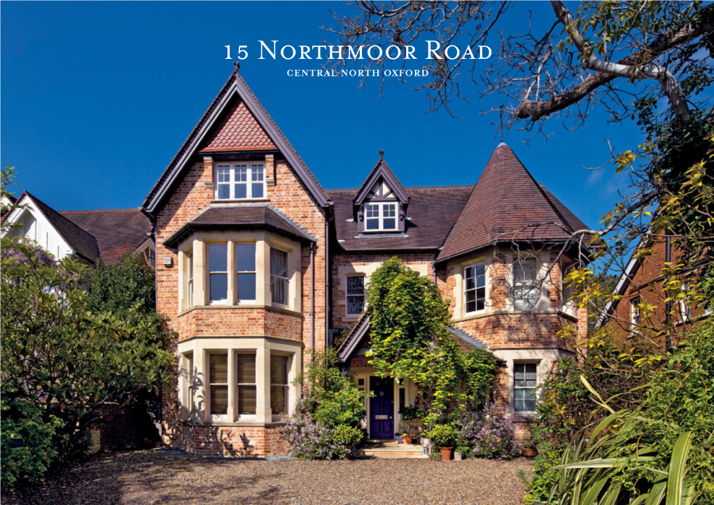 15 Northmoor Road CENTRAL NORTH OXFORD