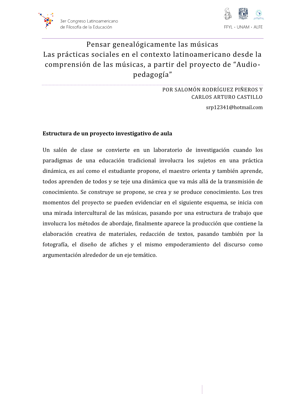 Pensar Genealógicamente Las Músicas Las Prácticas Sociales En