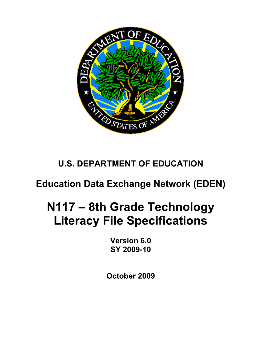 8Th Grade Technology Literacy File Specifications