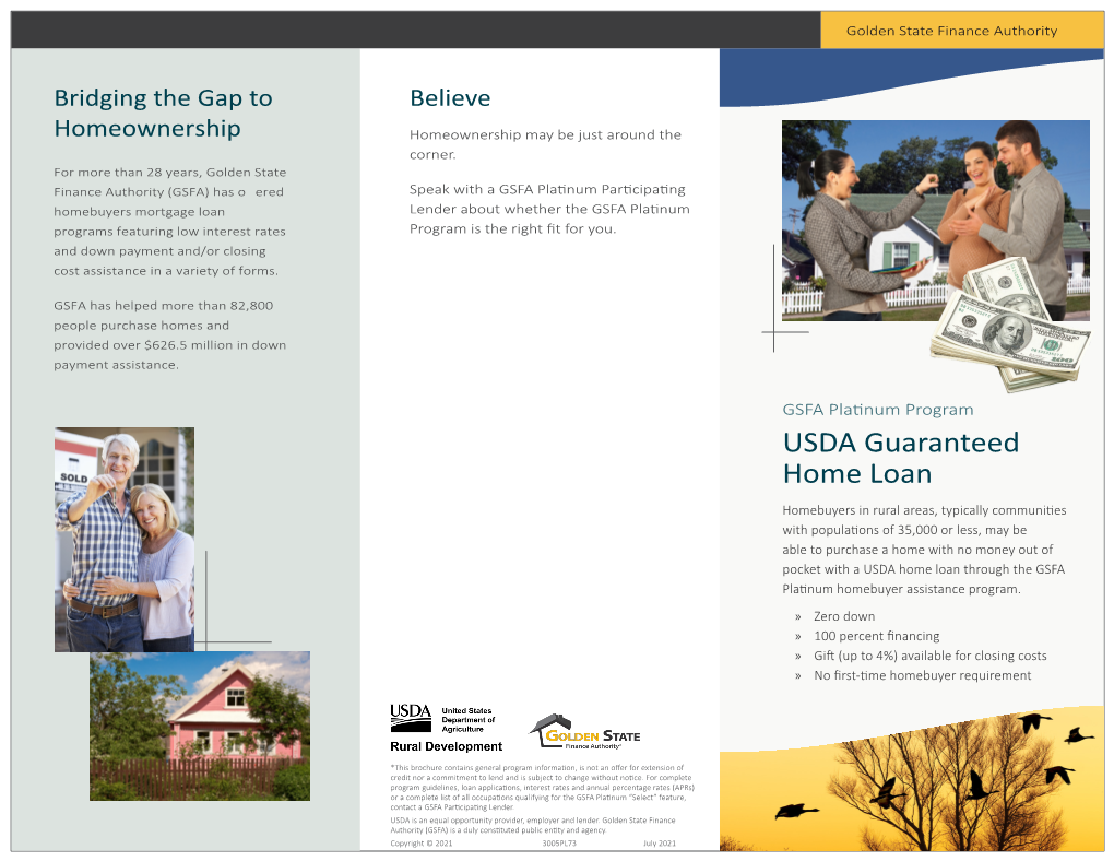 USDA Guaranteed Home Loan