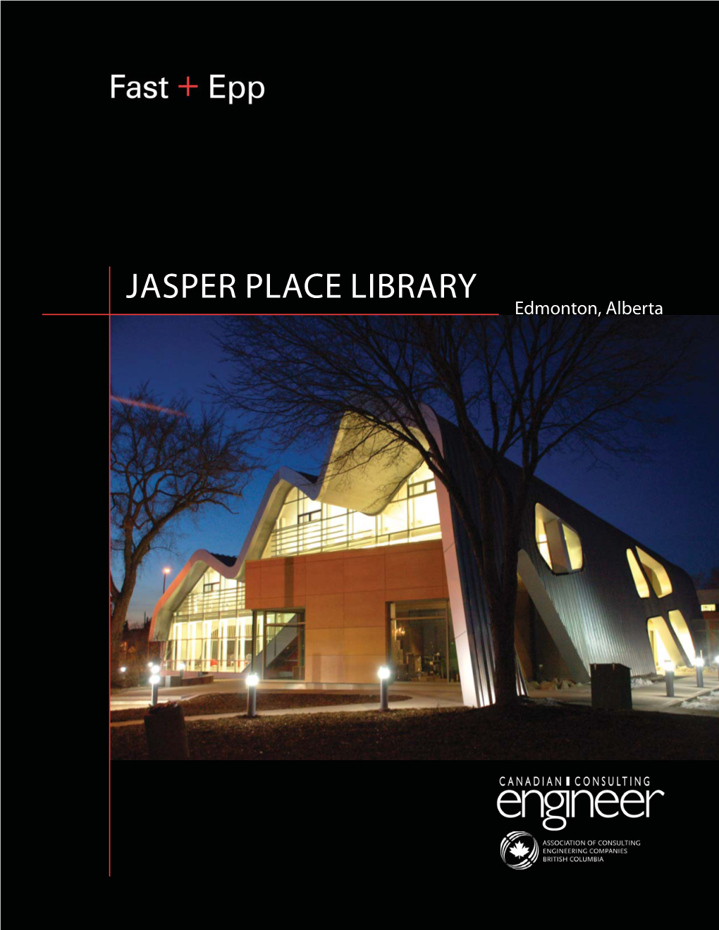 JASPER PLACE LIBRARY Edmonton, Alberta Jasper Place Library Edmonton, Alberta