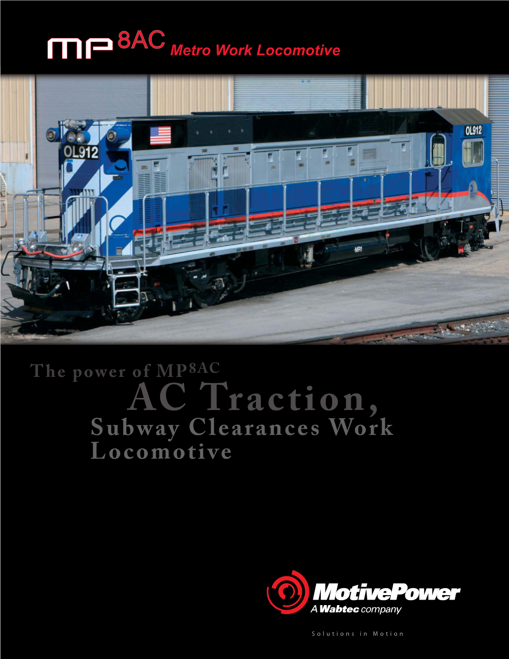AC Traction, Subway Clearances Work Locomotive