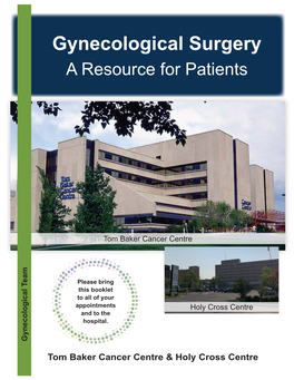 Gynecological Surgery: a Resource for Patients