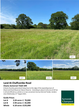 Land at Chaffcombe Road