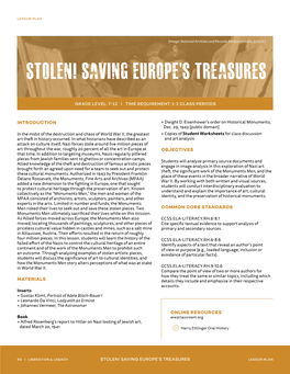 Stolen! Saving Europe's Treasures