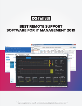 Best Remote Support Software for It Management 2019