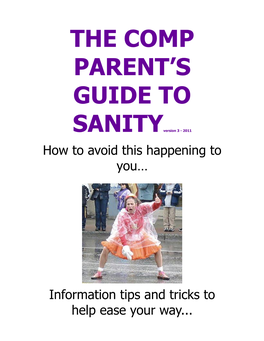 The Comp Mom's Guide to Sanity