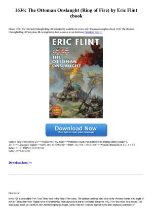 Download 1636: the Ottoman Onslaught (Ring of Fire) by Eric Flint