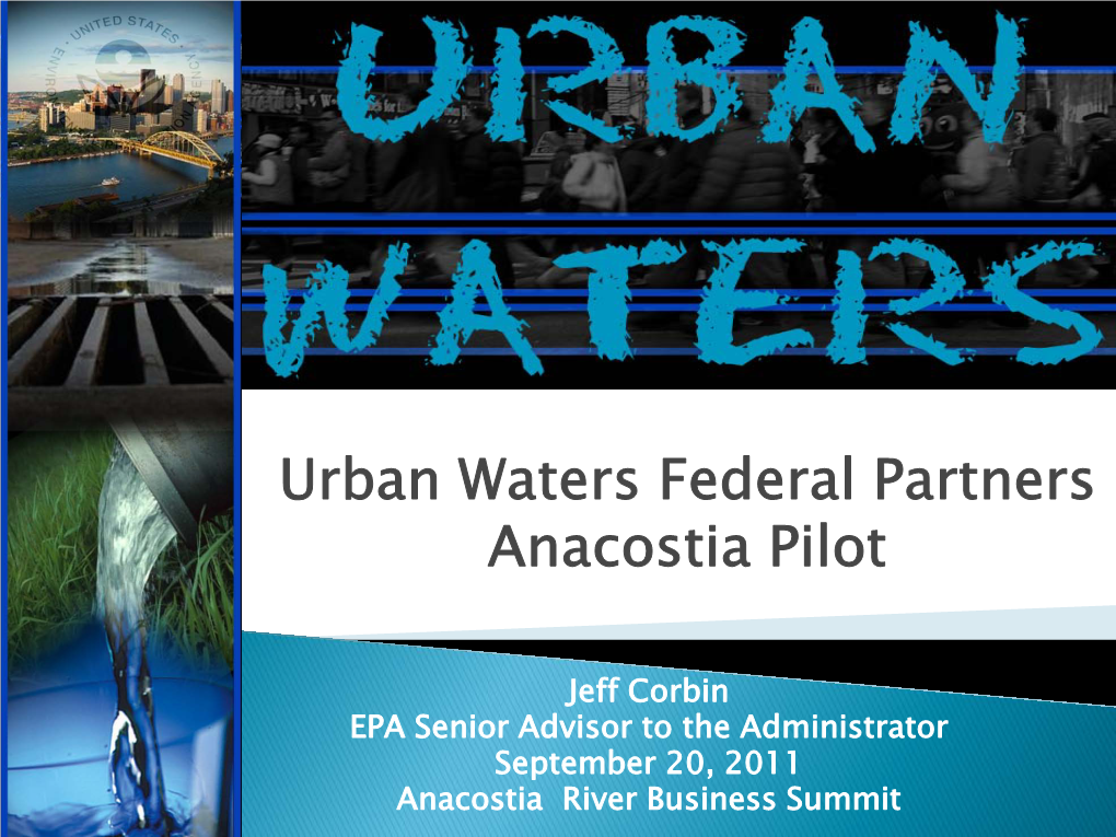 Urban Waters Anacostia Pilot