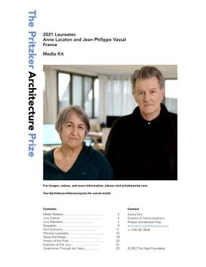 2021 Laureates Anne Lacaton and Jean-Philippe Vassal France Media