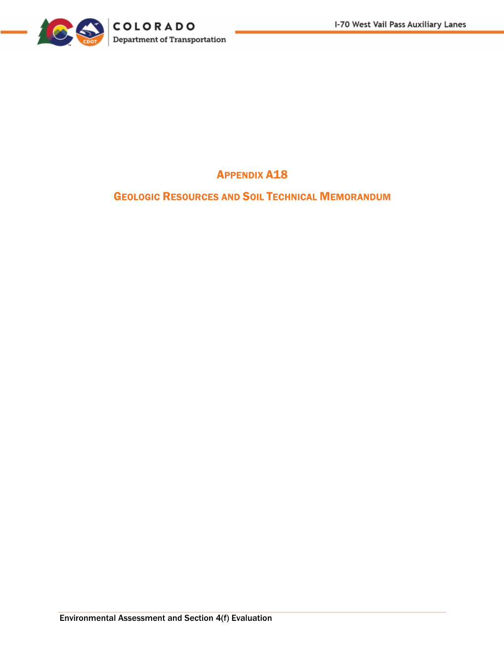 APPENDIX A18 GEOLOGIC RESOURCES and SOIL TECHNICAL MEMORANDUM February 2020 by Yeh & Associates