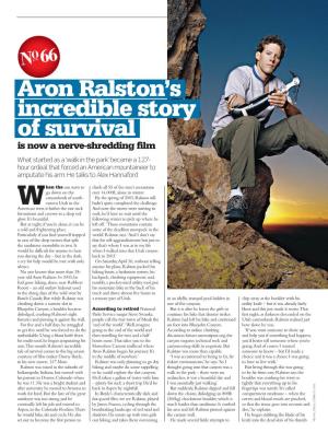 Aron Ralston's Incredible Story of Survival