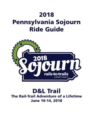 2018 Pennsylvania Sojourn Ride Guide D&L Trail