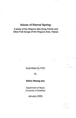 Voices of Eternal Spring