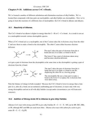 Klein 9-10 Alkenes Alkynes