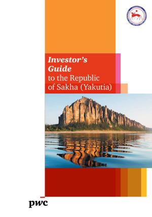 Investor's Guide to the Republic of Sakha (Yakutia)