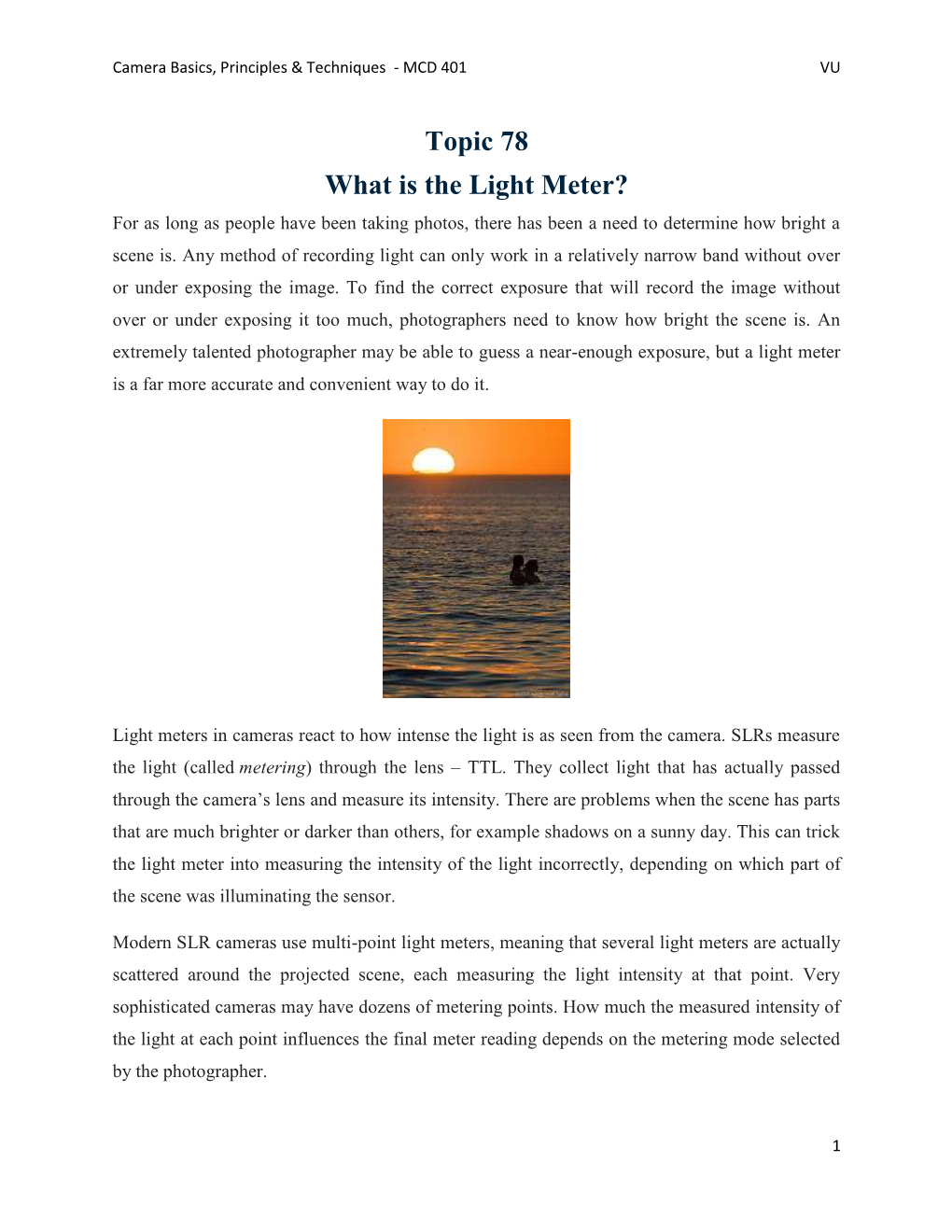 Topic 78 What Is the Light Meter? for As Long As People Have Been Taking Photos, There Has Been a Need to Determine How Bright a Scene Is