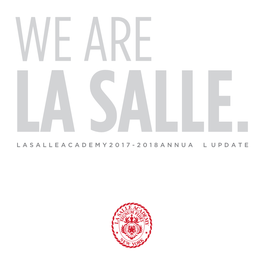 La Salle Academy 2017-2018 Annual U P D A