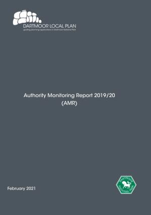 Authority Monitoring Report 2019/20 (AMR)