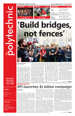 Protest ‘Build Bridges, Not Fences’