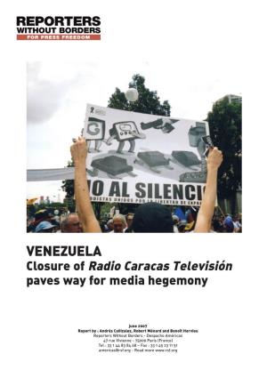 Rapport Venezuela