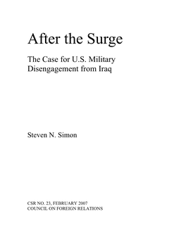 After the Surge