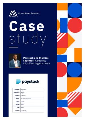 Paystack and Olumide Soyombo: Achieving Lift-Off for Nigerian Tech